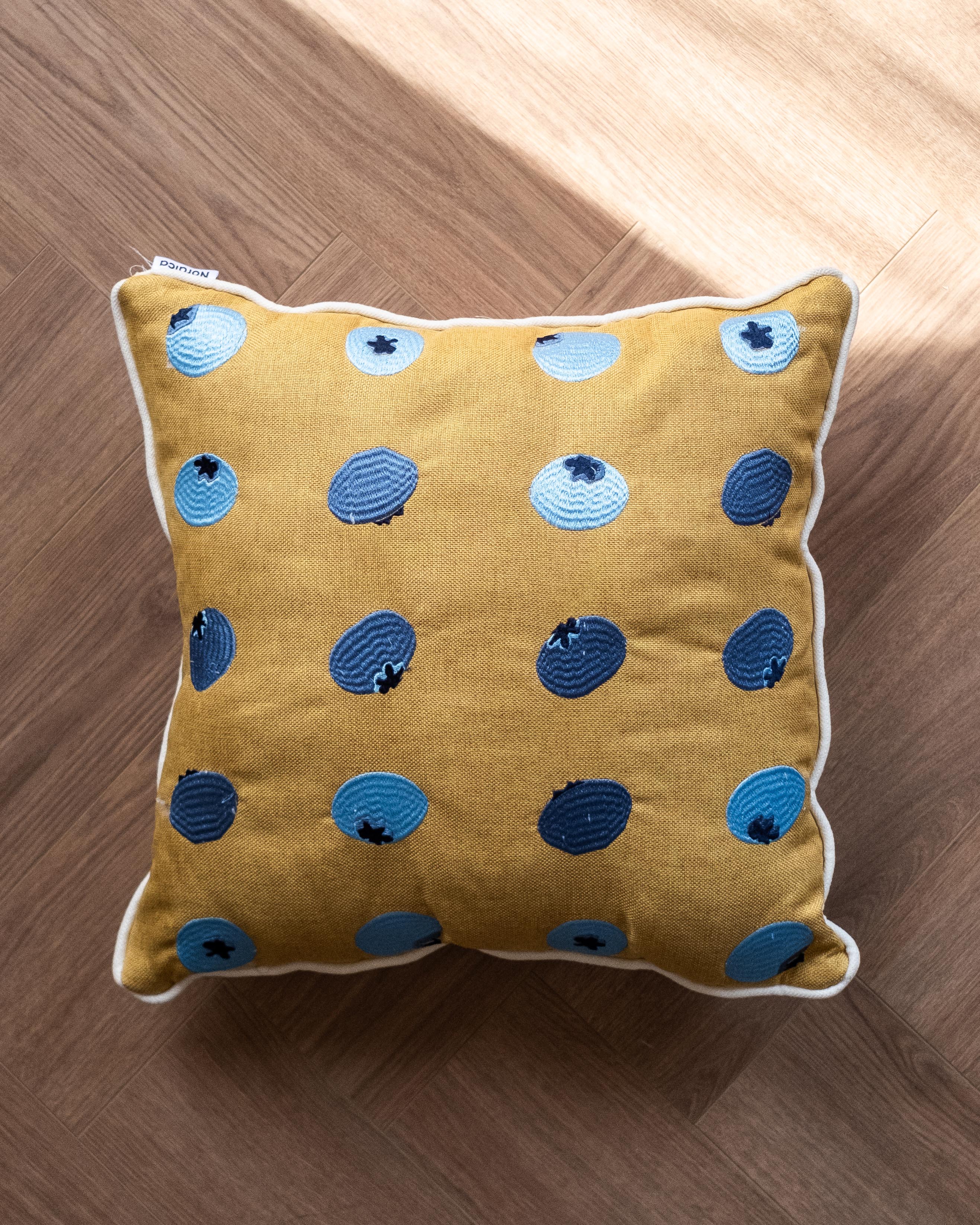 Blueberry Season Pattern Cushion